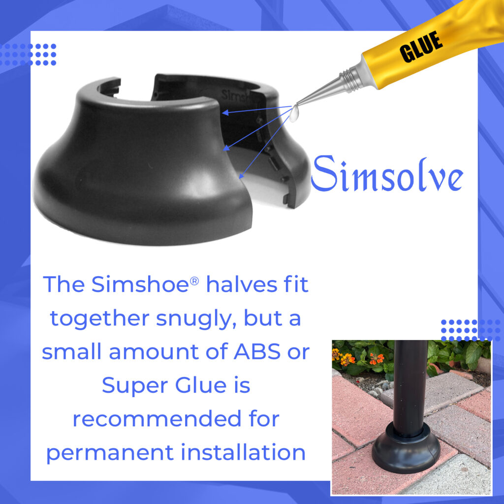 Simsolve Railing Shoes Simshoe Round – Simsolve | Design Solutions