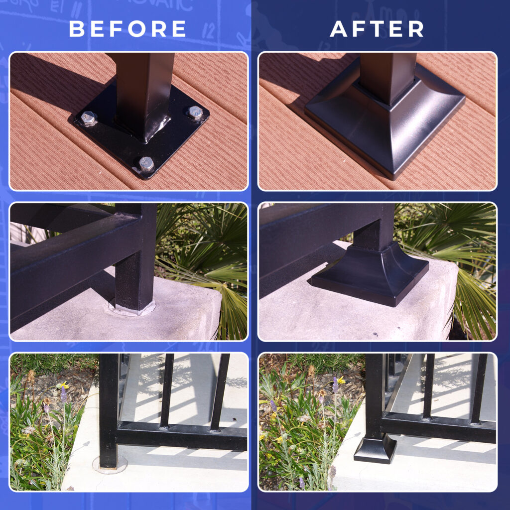Simsolve Railing Shoes Simshoe Square – Simsolve | Design Solutions
